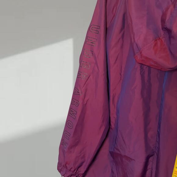 Under Armour Windbreaker Jacket – Holographic Purple/Plum (XL) - Picture 6 of 7